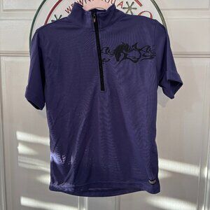 Kerrits Kids Ice Fil Lite Short Sleeve Riding Shirt, sz Small, like new!